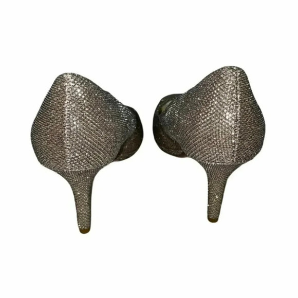 Bandolino Rainaa 6.5 glitter peep toe heels - Picture 4 of 9